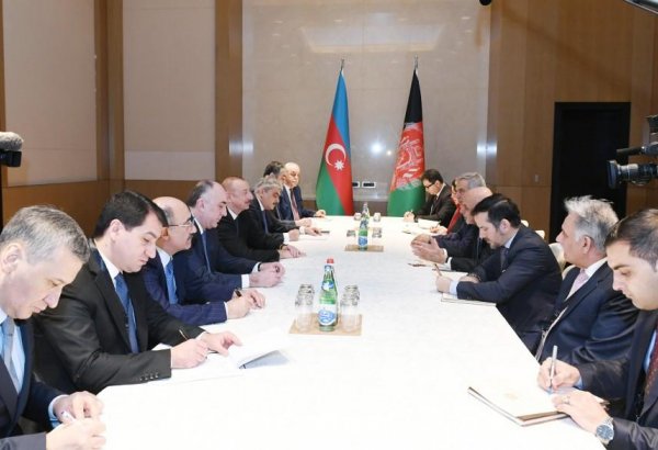 Prezident İlham Əliyev Əfqanıstan Prezidenti Məhəmməd Əşrəf Qani ilə görüşüb (FOTO) (YENİLƏNİB)