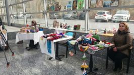 Bakı Metropoliteni əlil uşaqlara dəstək sərgisi keçirib (FOTO)