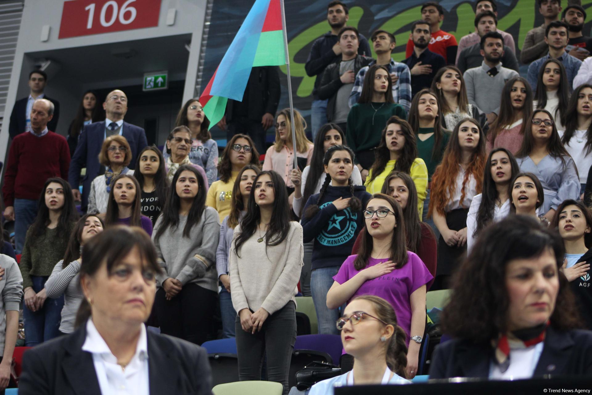 Bakıda idman gimnastikası üzrə Dünya Kuboku keçirilir (FOTO)