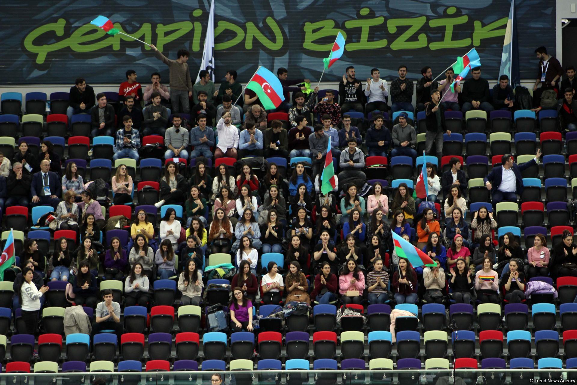 Bakıda idman gimnastikası üzrə Dünya Kuboku keçirilir (FOTO)