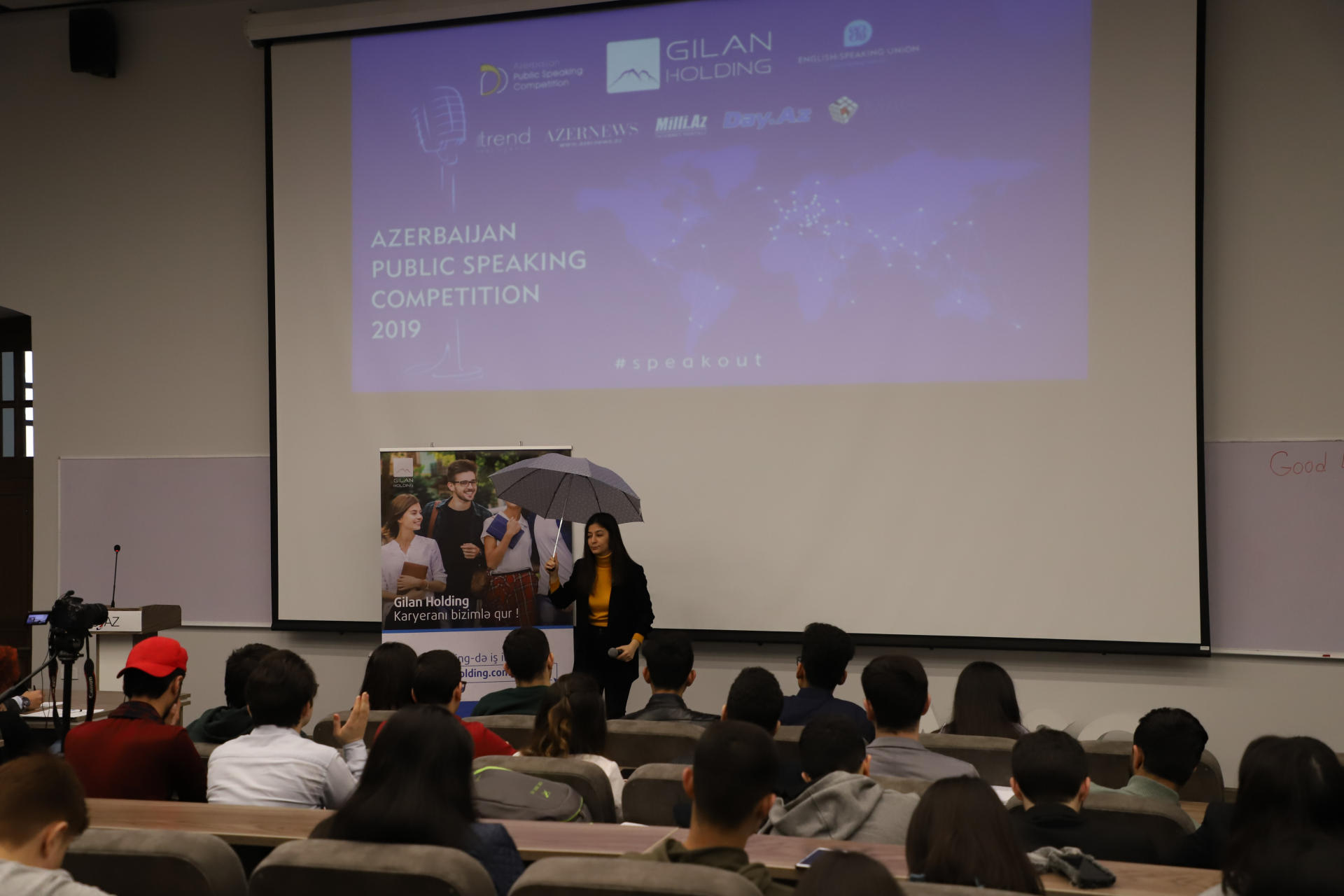“Azerbaijan Public Speaking Competition” layihəsinin yarımfinal mərhələsi yekunlaşıb (FOTO)