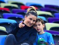 Milli Gimnastika Arenasında idman gimnastikası üzrə Dünya Kuboku çərçivəsində yarışlar davam edir (FOTO)