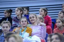 Milli Gimnastika Arenasında idman gimnastikası üzrə Dünya Kuboku çərçivəsində yarışlar davam edir (FOTO)