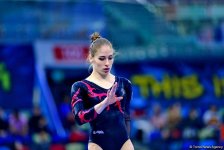 Milli Gimnastika Arenasında idman gimnastikası üzrə Dünya Kuboku çərçivəsində yarışlar davam edir (FOTO)