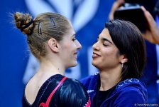 Milli Gimnastika Arenasında idman gimnastikası üzrə Dünya Kuboku çərçivəsində yarışlar davam edir (FOTO)