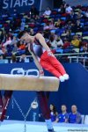 Milli Gimnastika Arenasında idman gimnastikası üzrə Dünya Kuboku çərçivəsində yarışlar davam edir (FOTO)