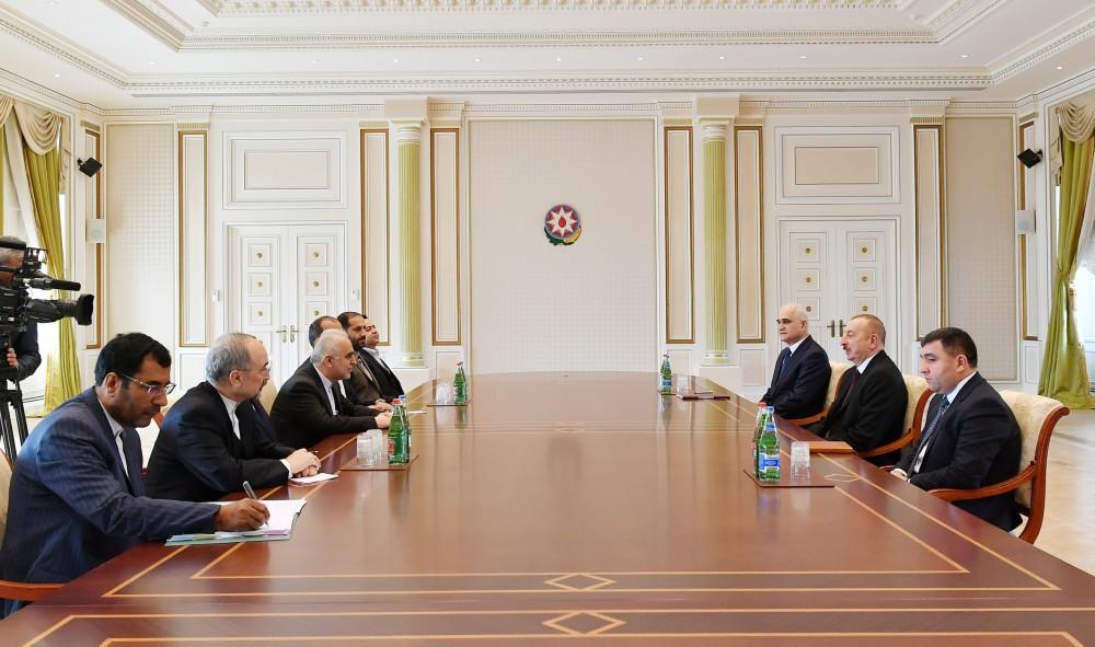 Prezident İlham Əliyev İranın iqtisadiyyat və maliyyə işləri üzrə nazirini qəbul edib (YENİLƏNİB)