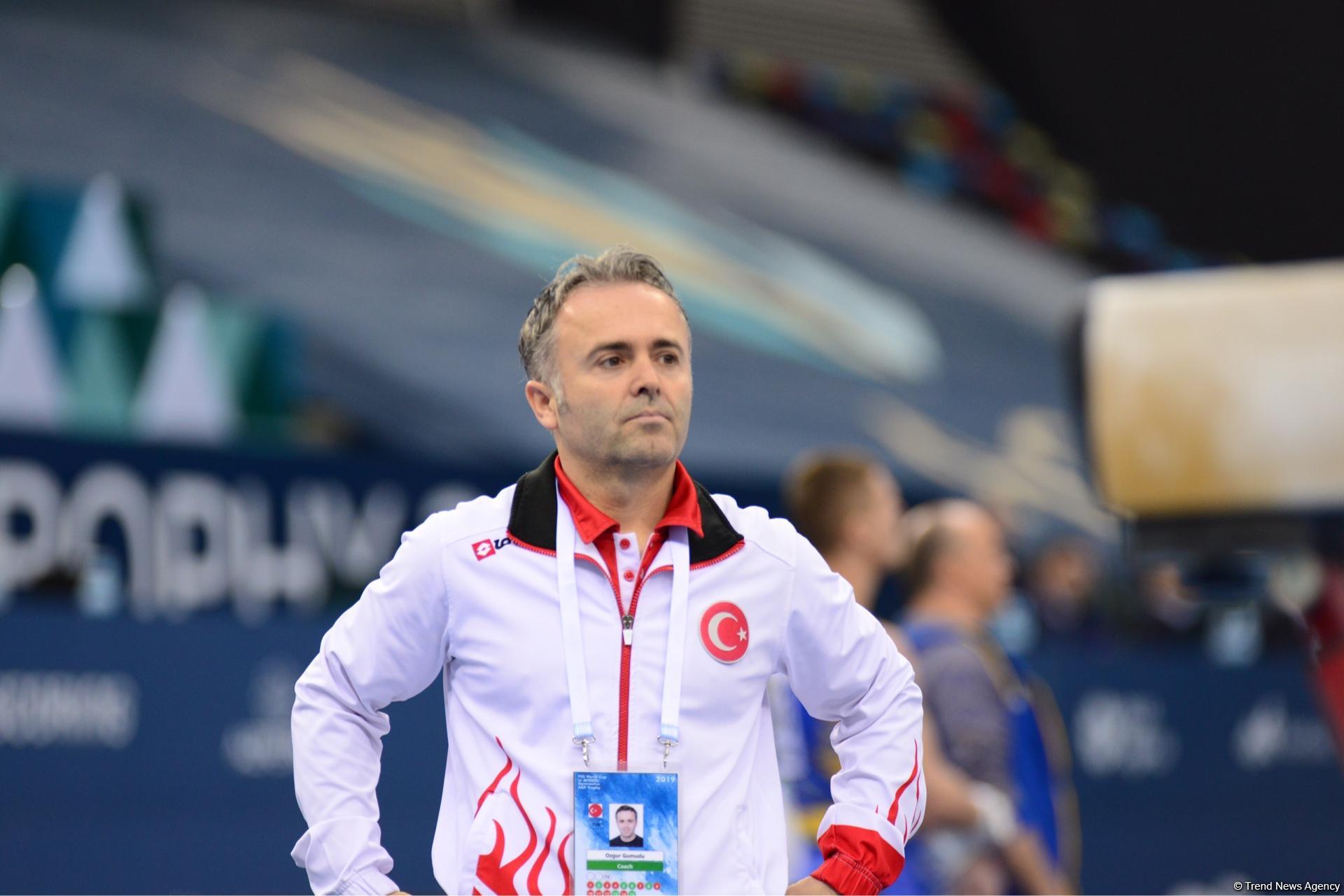 Bakıda idman gimnastikası üzrə Dünya Kubokunda ikinci yarış günü başladı (FOTO)