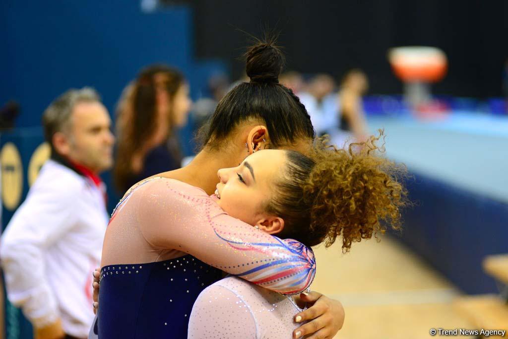 Bakıda idman gimnastikası üzrə Dünya Kubokunda ikinci yarış günü başladı (FOTO)