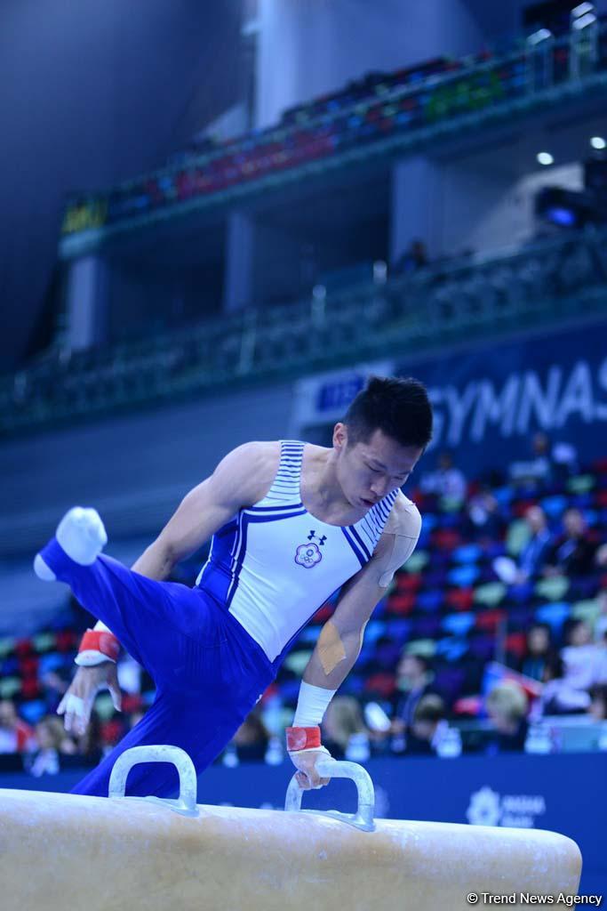 Bakıda idman gimnastikası üzrə Dünya Kubokunda ikinci yarış günü başladı (FOTO)