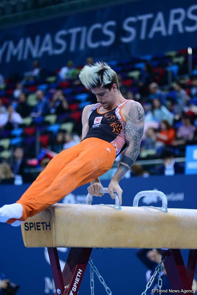 Bakıda idman gimnastikası üzrə Dünya Kubokunda ikinci yarış günü başladı (FOTO)