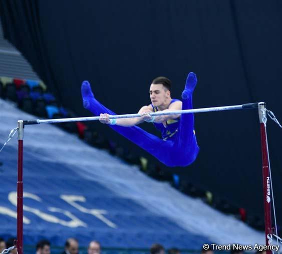 Bakıda idman gimnastikası üzrə Dünya Kubokunda ikinci yarış günü başladı (FOTO)