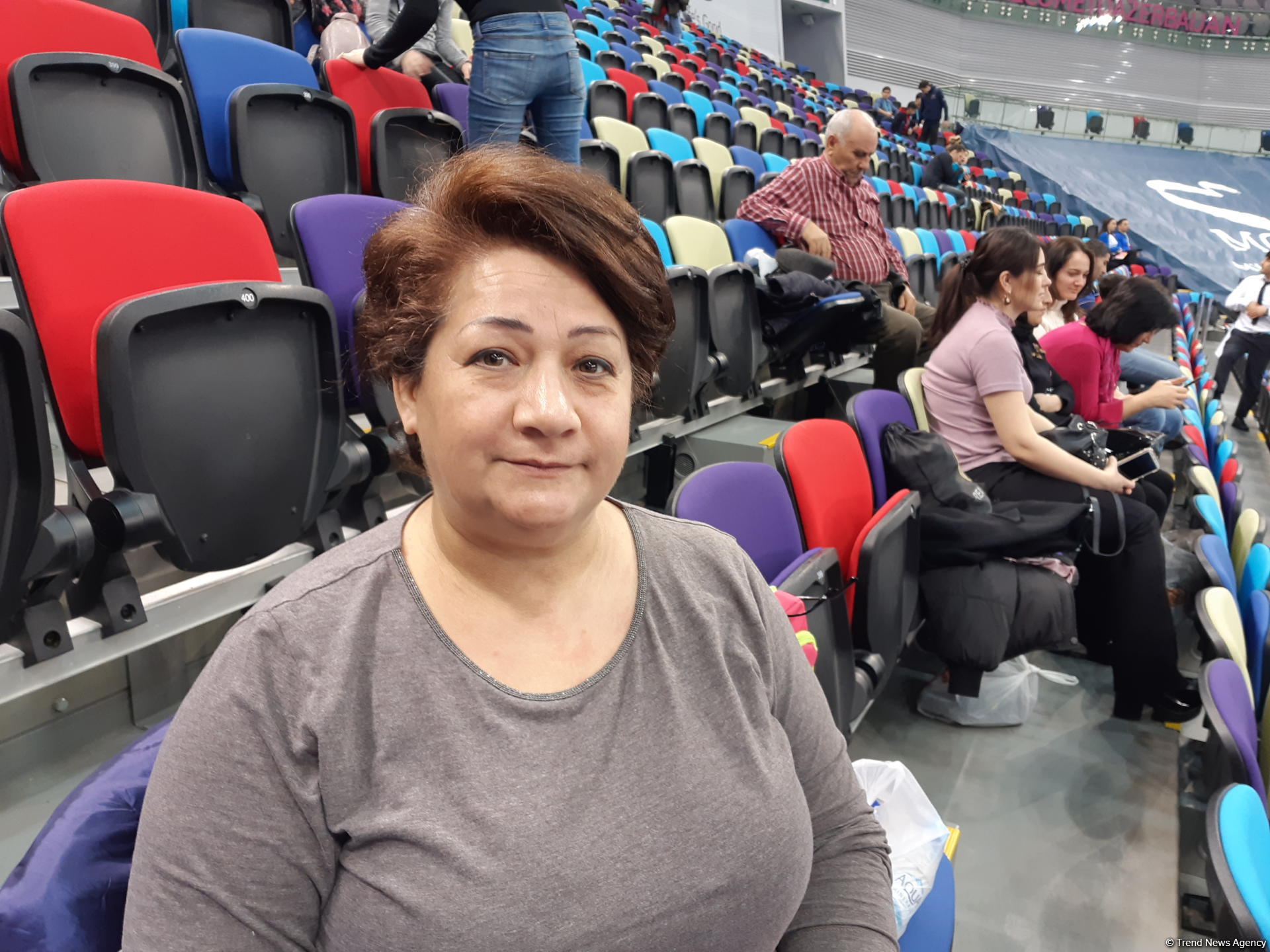 Tamaşaçı: Milli Gimnastika Arenasında yarışları izləyərkən böyük zövq alırıq