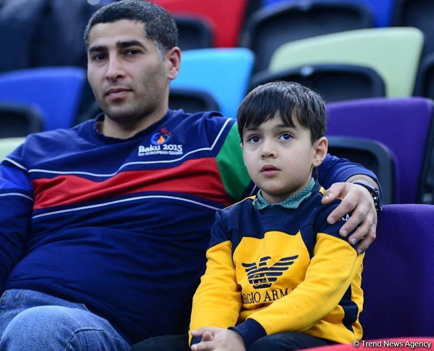 Milli Gimnastika Arenasında idman gimnastikası üzrə Dünya Kuboku çərçivəsində yarışlar davam edir (FOTO)