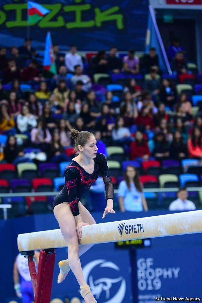 Milli Gimnastika Arenasında idman gimnastikası üzrə Dünya Kuboku çərçivəsində yarışlar davam edir (FOTO)