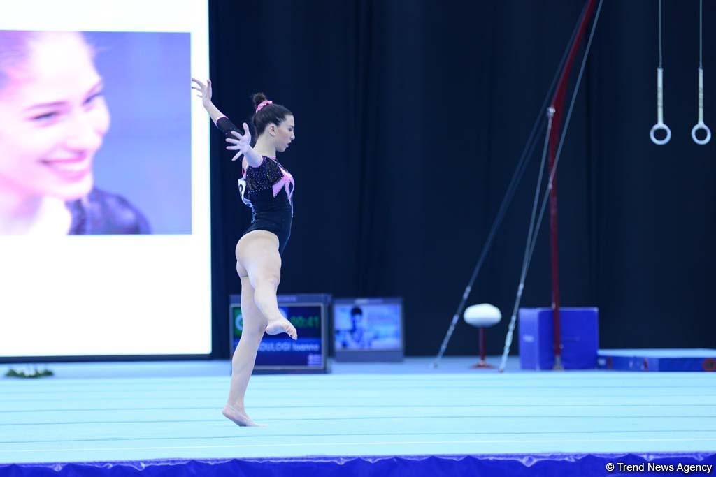 Milli Gimnastika Arenasında idman gimnastikası üzrə Dünya Kuboku çərçivəsində yarışlar davam edir (FOTO)
