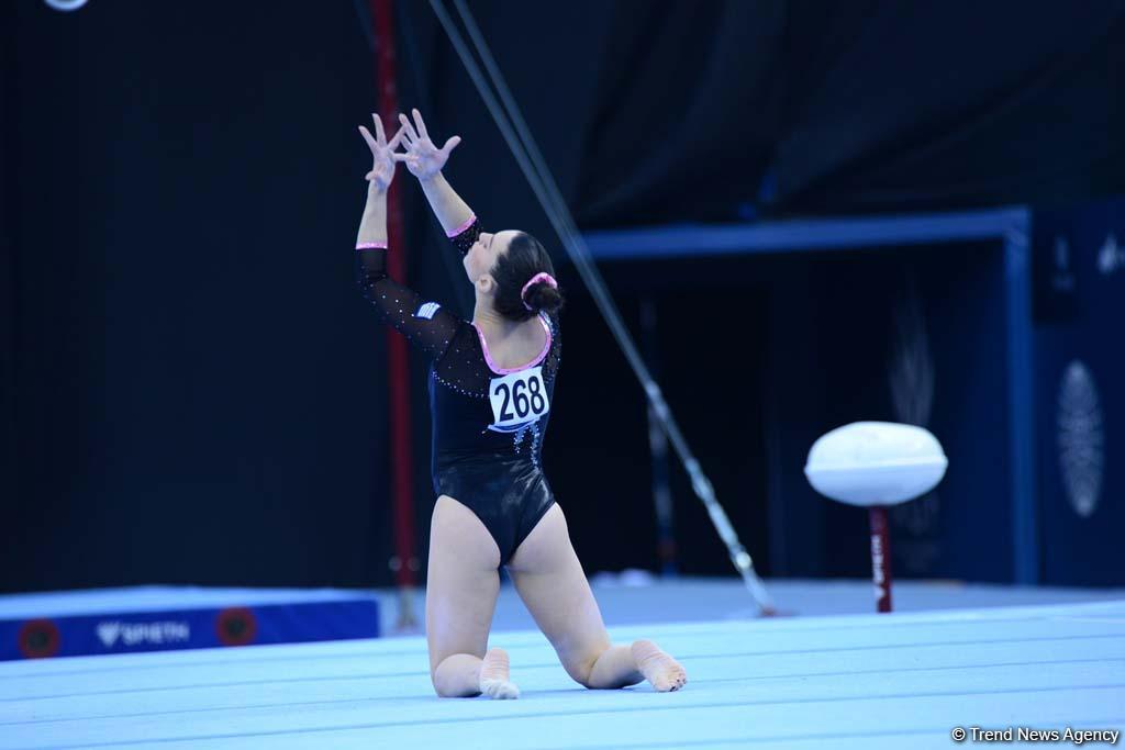 İdman gimnastikası üzrə Dünya Kubokunda qadınlar arasında sərbəst hərəkətlərdə finalçılar məlum olub