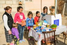 Heydər Əliyev Fondu aztəminatlı ailələrə ənənəvi Novruz sovqatları paylayır (FOTO)