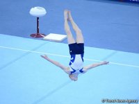 Bakıda idman gimnastikası üzrə Dünya Kubokunda final mərhələsi başladı (FOTO)