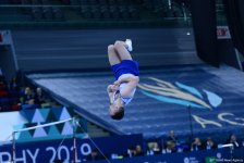 Bakıda idman gimnastikası üzrə Dünya Kubokunda final mərhələsi başladı (FOTO)