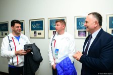 İsrailin Azərbaycandakı səfiri gimnastlarla görüşüb (FOTO)