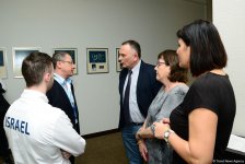İsrailin Azərbaycandakı səfiri gimnastlarla görüşüb (FOTO)