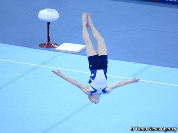 Bakıda idman gimnastikası üzrə Dünya Kubokunda final mərhələsi başladı (FOTO)