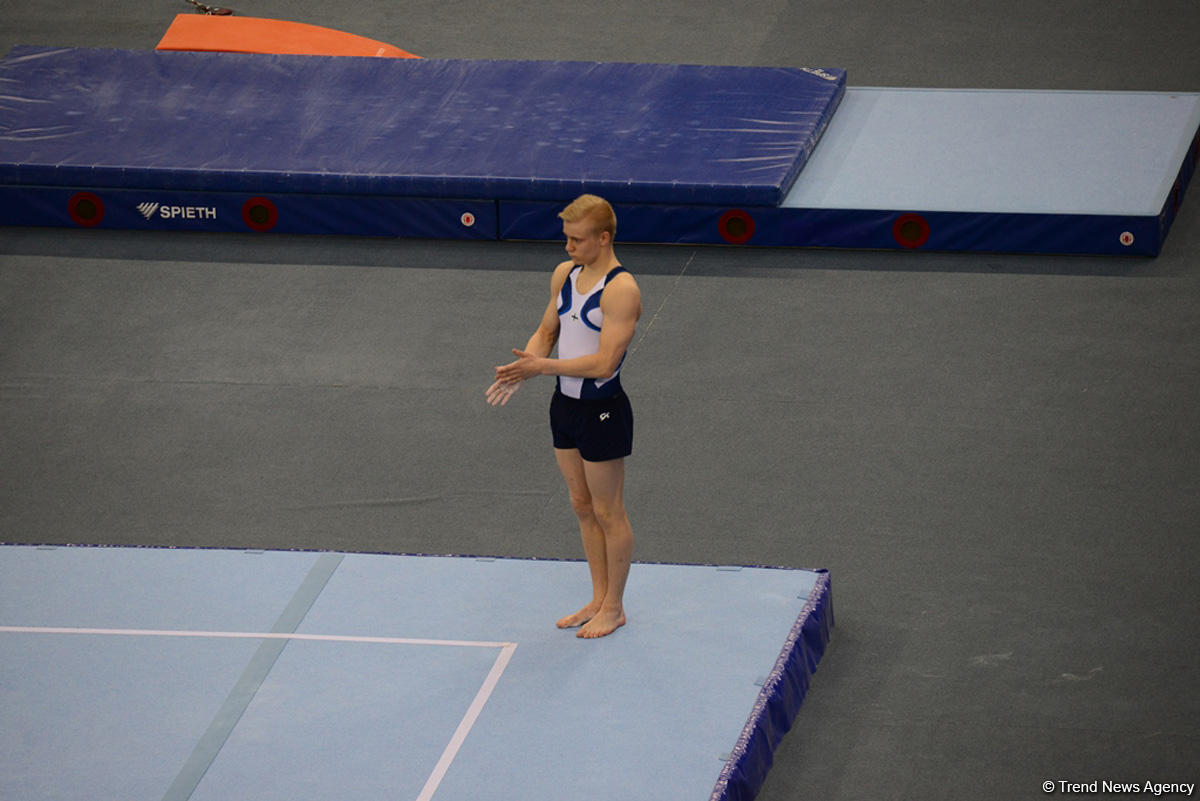 Bakıda idman gimnastikası üzrə Dünya Kubokunda final mərhələsi başladı (FOTO)