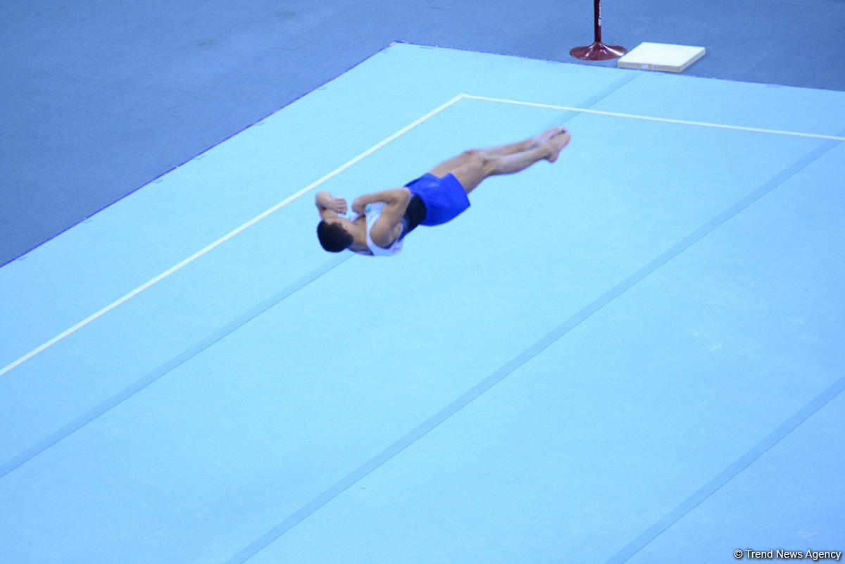 Bakıda idman gimnastikası üzrə Dünya Kubokunda final mərhələsi başladı (FOTO)