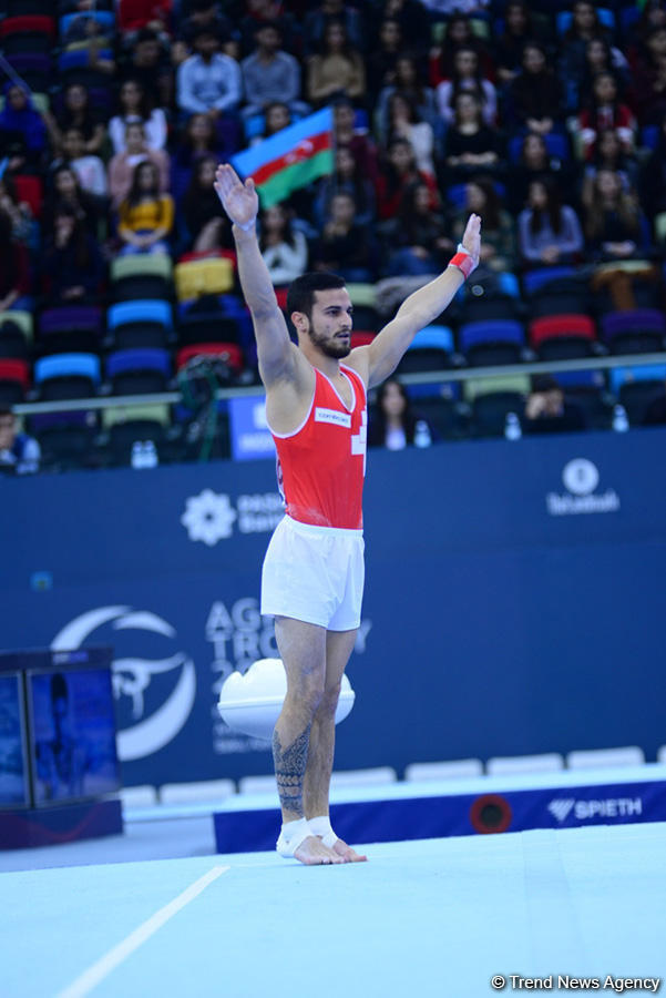 Bakıda idman gimnastikası üzrə Dünya Kubokunda final mərhələsi başladı (FOTO)