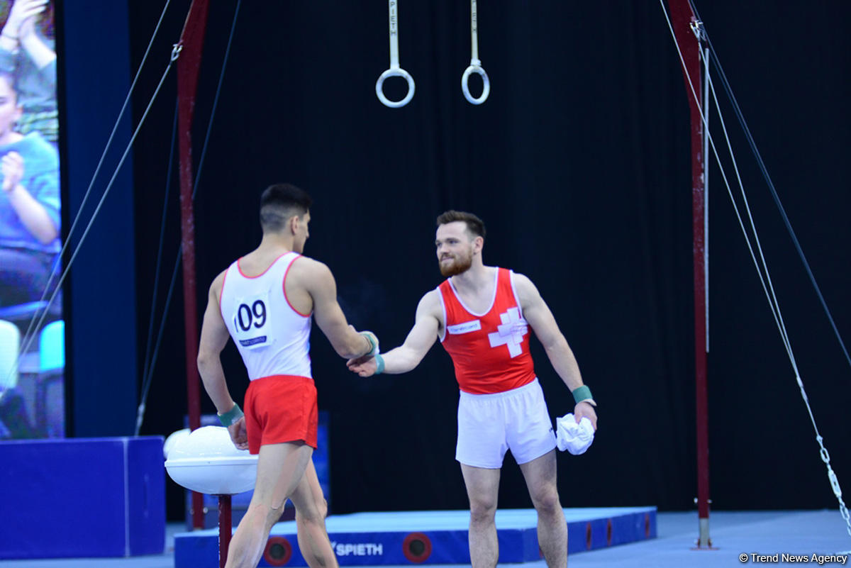 Bakıda idman gimnastikası üzrə Dünya Kubokunda final mərhələsi başladı (FOTO)
