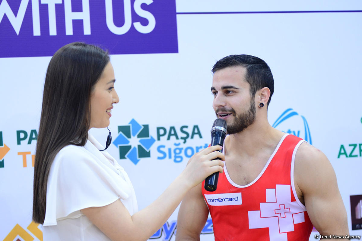Bakıda idman gimnastikası üzrə Dünya Kubokunda final mərhələsi başladı (FOTO)