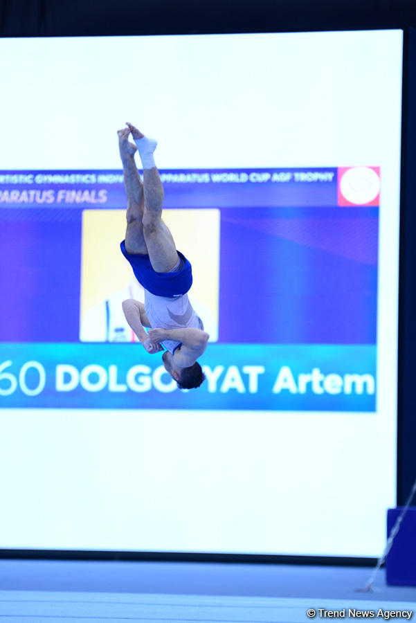 Bakıda idman gimnastikası üzrə Dünya Kubokunda final mərhələsi başladı (FOTO)