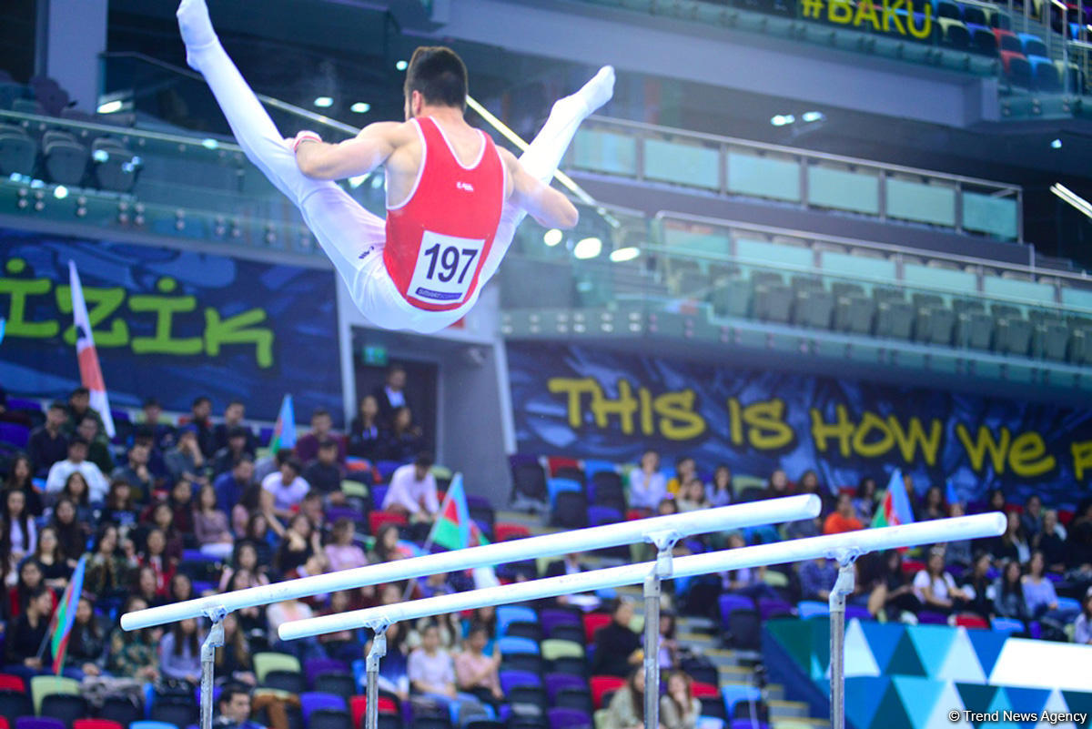 Bakıda Dünya Kubokunda rusiyalı birinci, türkiyəli gimnast isə ikinci oldu (FOTO)