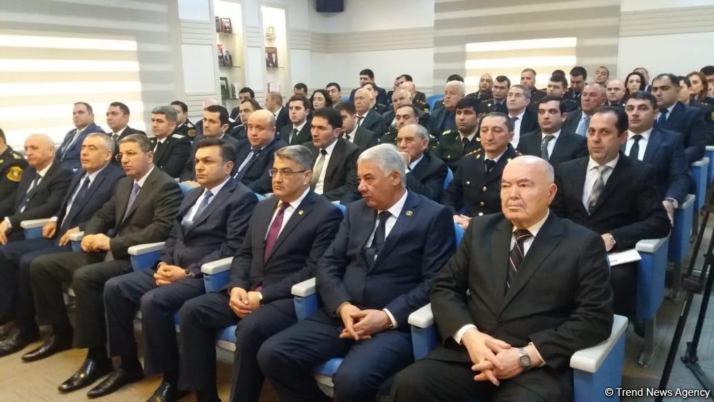 Binəqədidə Azərbaycanda təhlükəsizlik orqanlarının yaranmasının 100 illiyinə həsr olunan tədbir keçirilib (FOTO)