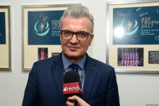 Xorvatiyalı diplomat: Azərbaycanın Milli Gimnastika Arenası möhtəşəmdir (FOTO)