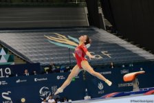 Milli Gimnastika Arenasında idman gimnastikası üzrə Dünya Kubokunun final yarışları (FOTO)