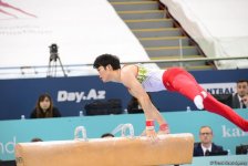 Milli Gimnastika Arenasında idman gimnastikası üzrə Dünya Kubokunun final yarışları (FOTO)