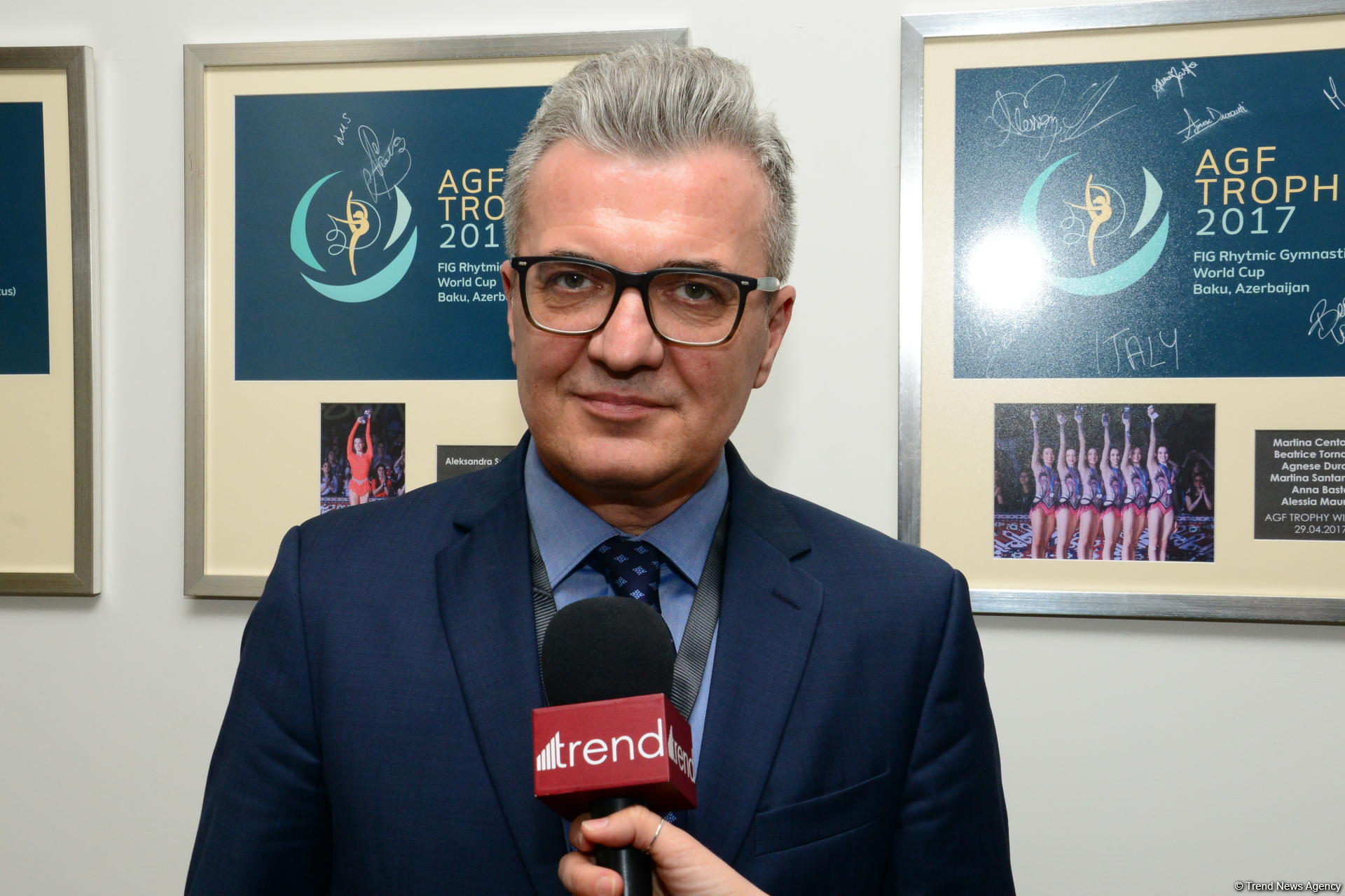 Xorvatiyalı diplomat: Azərbaycanın Milli Gimnastika Arenası möhtəşəmdir (FOTO)