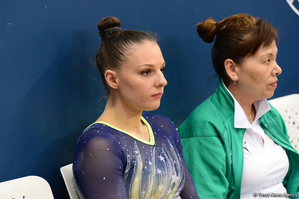 Milli Gimnastika Arenasında idman gimnastikası üzrə Dünya Kubokunun final yarışları (FOTO)