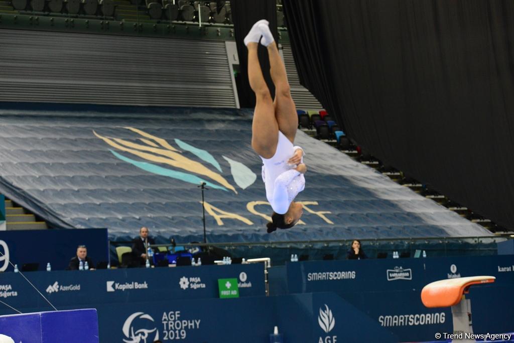 Milli Gimnastika Arenasında idman gimnastikası üzrə Dünya Kubokunun final yarışları (FOTO)