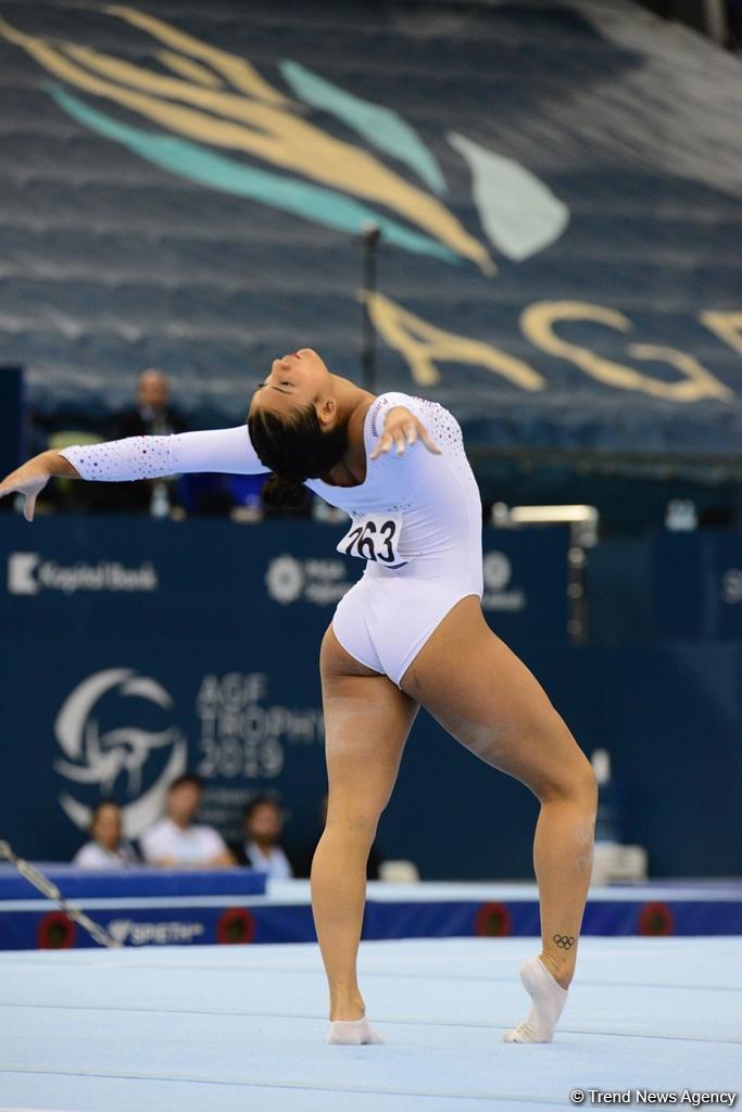 Milli Gimnastika Arenasında idman gimnastikası üzrə Dünya Kubokunun final yarışları (FOTO)