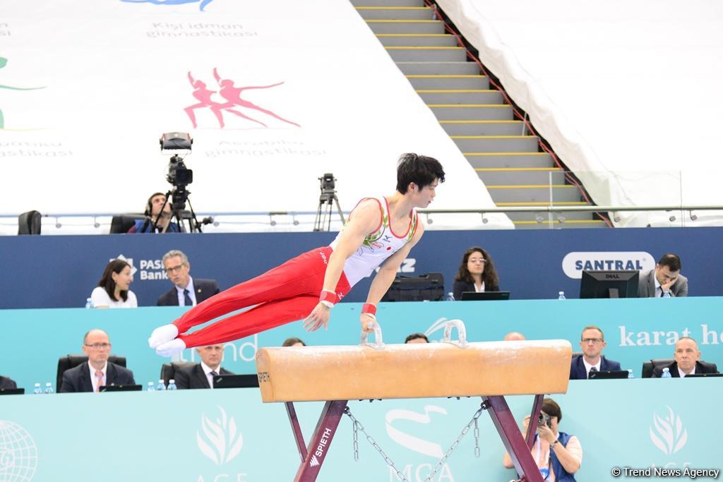 Milli Gimnastika Arenasında idman gimnastikası üzrə Dünya Kubokunun final yarışları (FOTO)