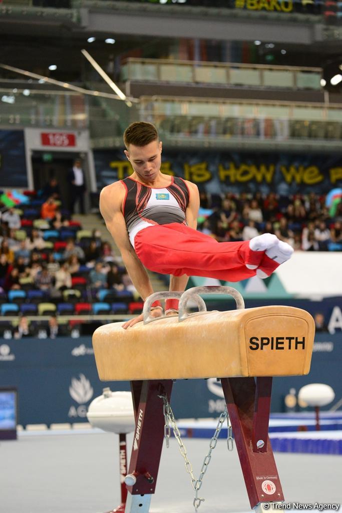 Milli Gimnastika Arenasında idman gimnastikası üzrə Dünya Kubokunun final yarışları (FOTO)