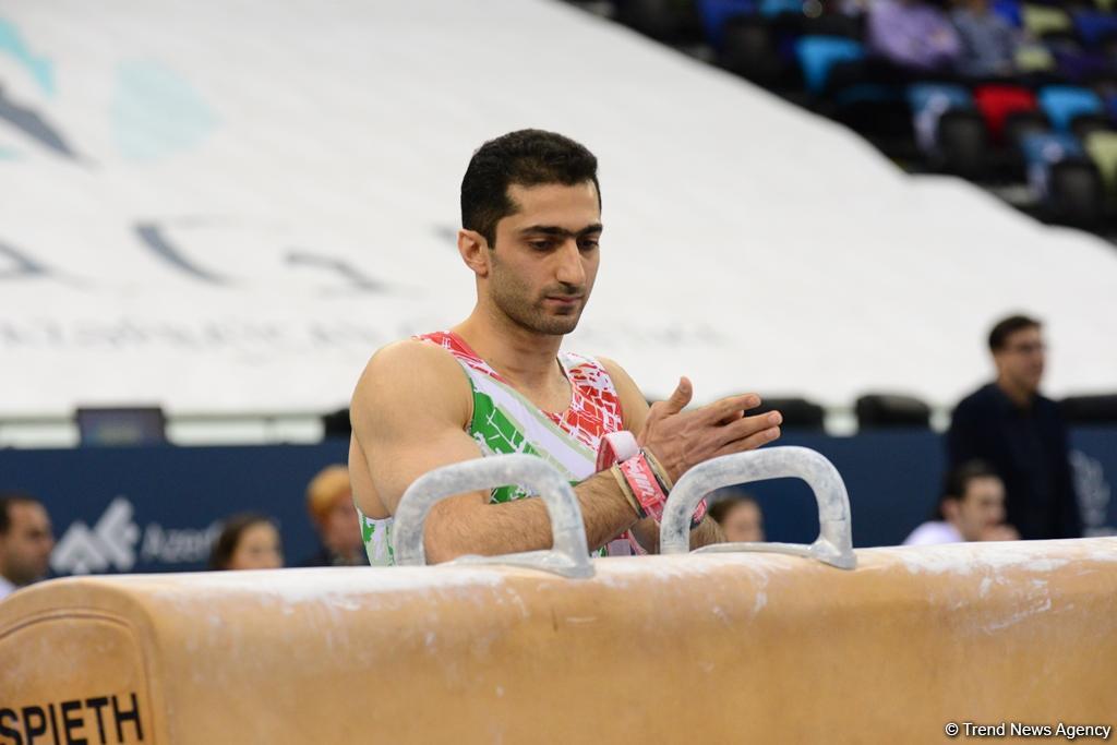 Milli Gimnastika Arenasında idman gimnastikası üzrə Dünya Kubokunun final yarışları (FOTO)