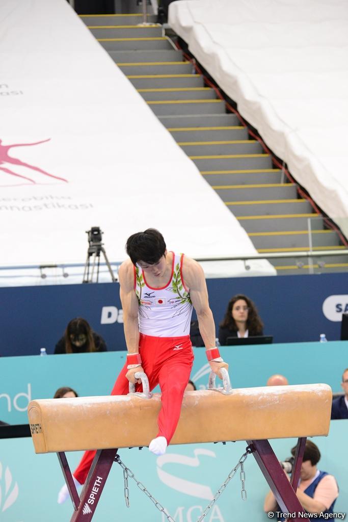 Milli Gimnastika Arenasında idman gimnastikası üzrə Dünya Kubokunun final yarışları (FOTO)