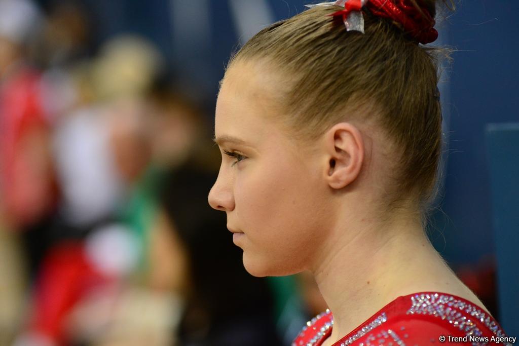 Milli Gimnastika Arenasında idman gimnastikası üzrə Dünya Kubokunun final yarışları (FOTO)