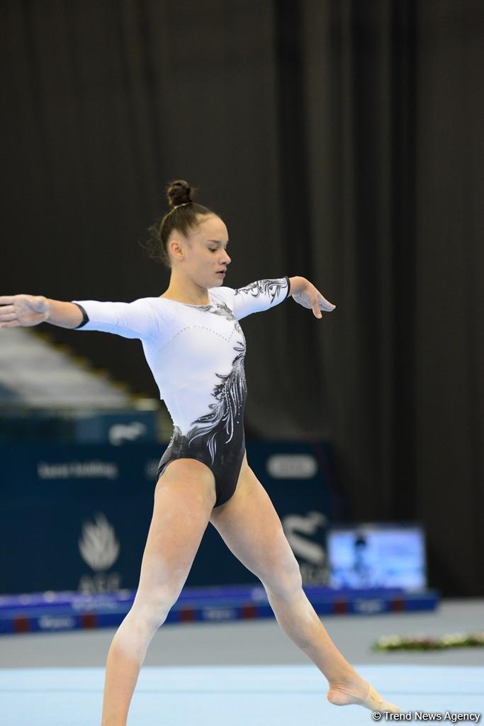 Milli Gimnastika Arenasında idman gimnastikası üzrə Dünya Kubokunun final yarışları (FOTO)