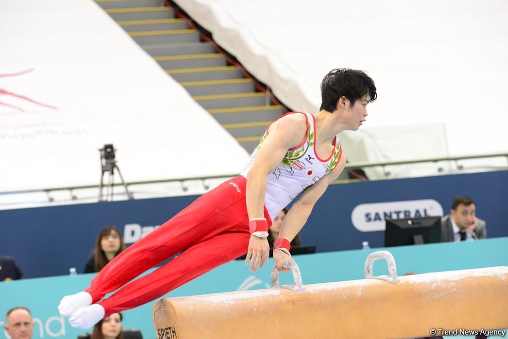 Milli Gimnastika Arenasında idman gimnastikası üzrə Dünya Kubokunun final yarışları (FOTO)