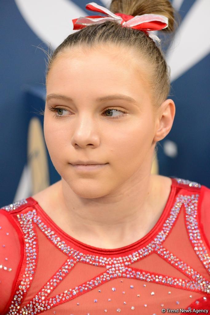 Milli Gimnastika Arenasında idman gimnastikası üzrə Dünya Kubokunun final yarışları (FOTO)